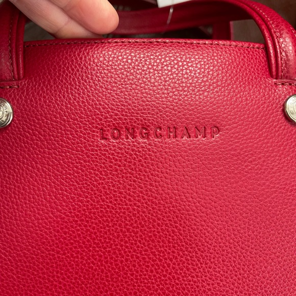 Longchamp red leather purse NWT - Picture 6 of 7